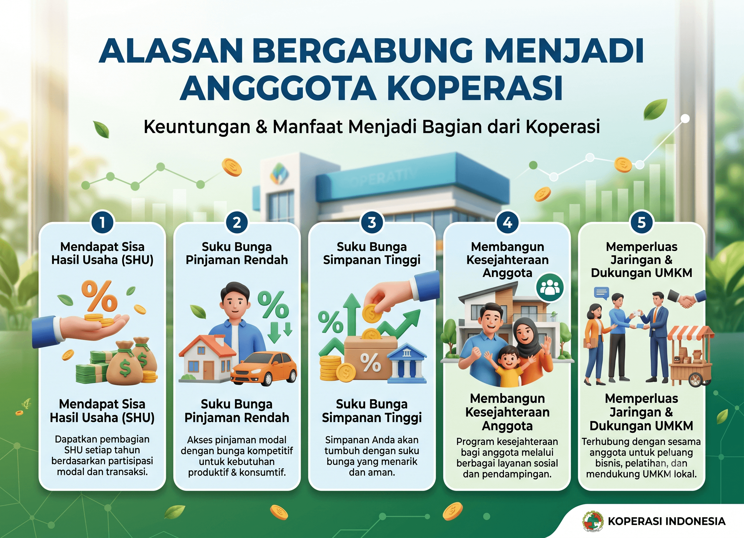 Alasan Bergabung Menjadi Anggota Koperasi
