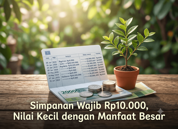 Simpanan Wajib Rp10.000, Nilai Kecil dengan Manfaat Besar
