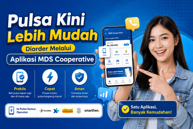 Pulsa Kini Lebih Mudah Diorder Melalui Aplikasi MDS Cooperative
