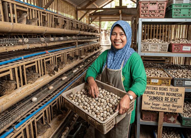 Mengenal Potensi Bisnis Telur Burung Puyuh di Indonesia