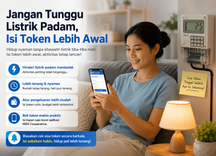 Jangan Tunggu Listrik Padam, Isi Token Lebih Awal